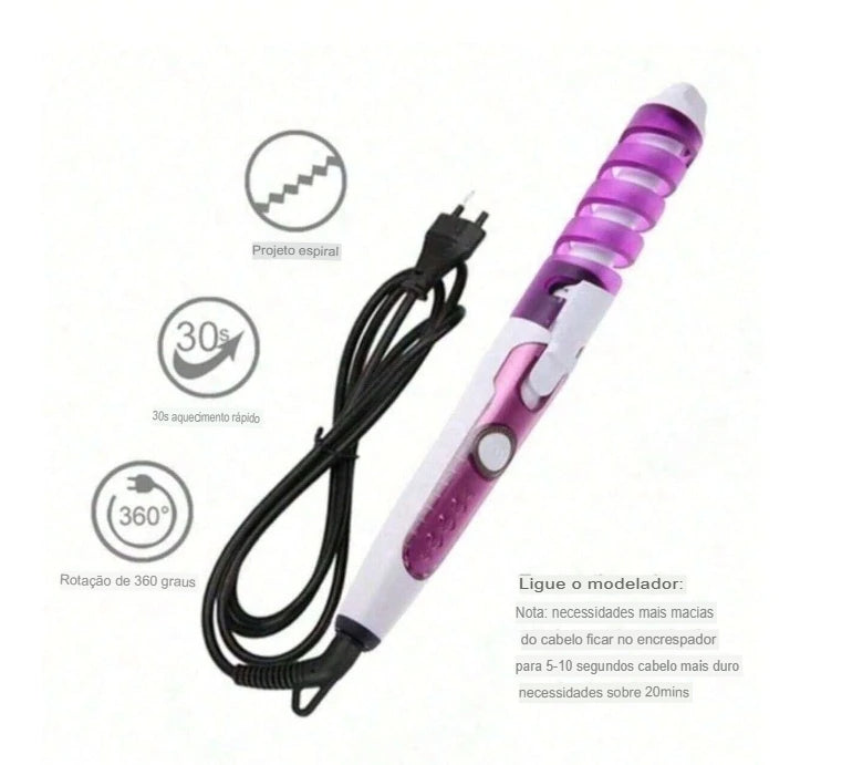 CachoGlam Modelador de Cabelo Profissional