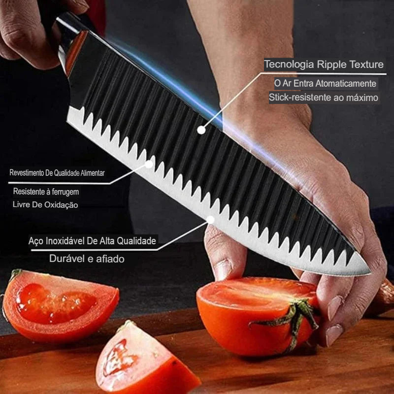 BlackCorte: Conjunto de 6 peças de facas para a sua cozinha