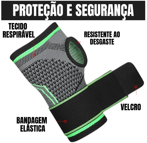 PowerKnee Pro Munhequeira De Compressão Para Uso o Dia Todo