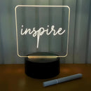 Luminária 3D Ilusão Óptica – Efeito Flutuante