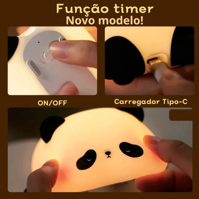 luminária Touch Control Panda