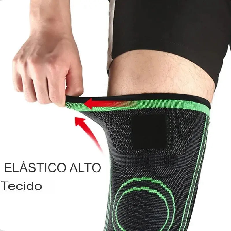 PowerKnee Pro Joelheira De Compressão Com Alças Ajustáveis Para e Uso o Dia Todo