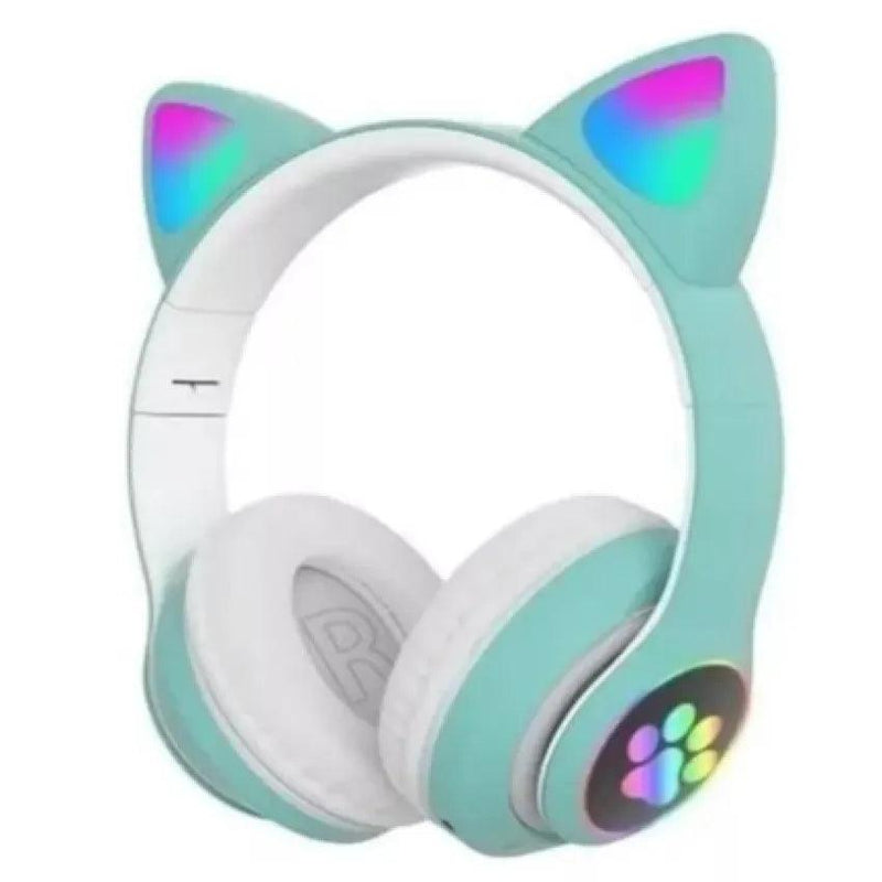 Fone Gatinho Sem Fio Com Led