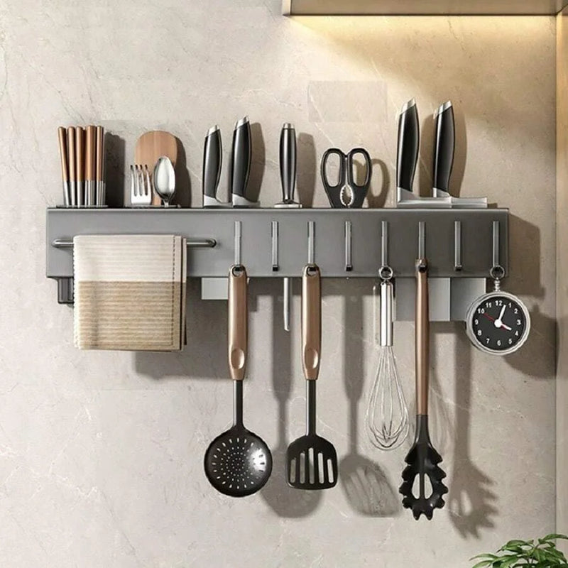 Kitchen Max – Organizador 3 em 1 para Utensílios com Porta-Facas