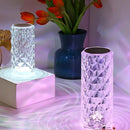 Luminária Diamante Cristal Touch & Remote