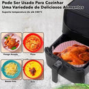Kit CrispFlex Formas de Silicone para AirFryer  6 Medidas