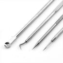 Kit Extrator De Cravo Espinha Profissional Inox Limpeza de Pele