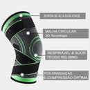 PowerKnee Pro Joelheira De Compressão Com Alças Ajustáveis Para e Uso o Dia Todo