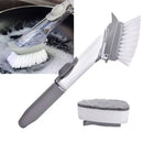 CleanBrush Pro  Escova de Limpeza Dispensador de detergente 2 em 1