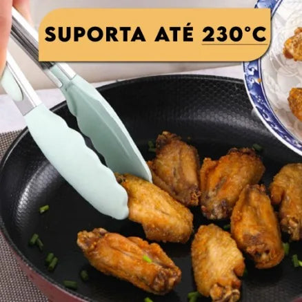 Kit 12 Peças Utensílios de Cozinha Silicone Antiaderente com Suporte Premium