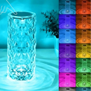 Luminária Diamante Cristal Touch & Remote