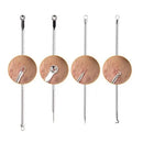 Kit Extrator De Cravo Espinha Profissional Inox Limpeza de Pele