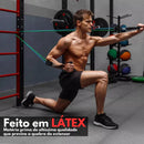 11 Pçs / Elásticos De Treino Fitness Exercício Resistência