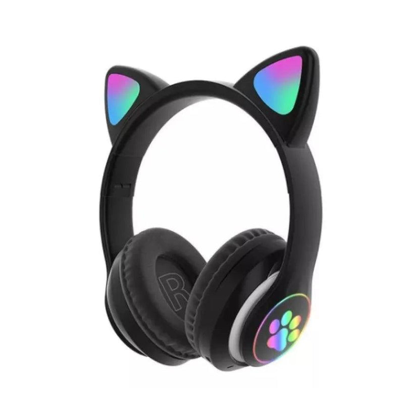 Fone Gatinho Sem Fio Com Led