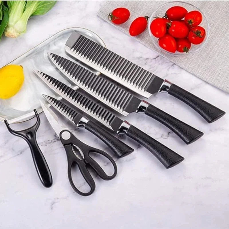 BlackCorte: Conjunto de 6 peças de facas para a sua cozinha