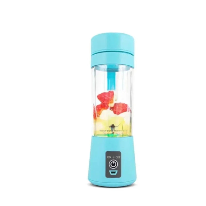 PortaShake Mini Liquidificador Portátil Recarregável Micro Usb Com 6 Lâminas