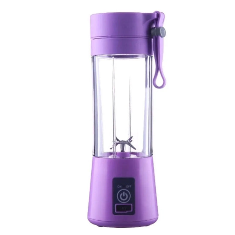 PortaShake Mini Liquidificador Portátil Recarregável Micro Usb Com 6 Lâminas