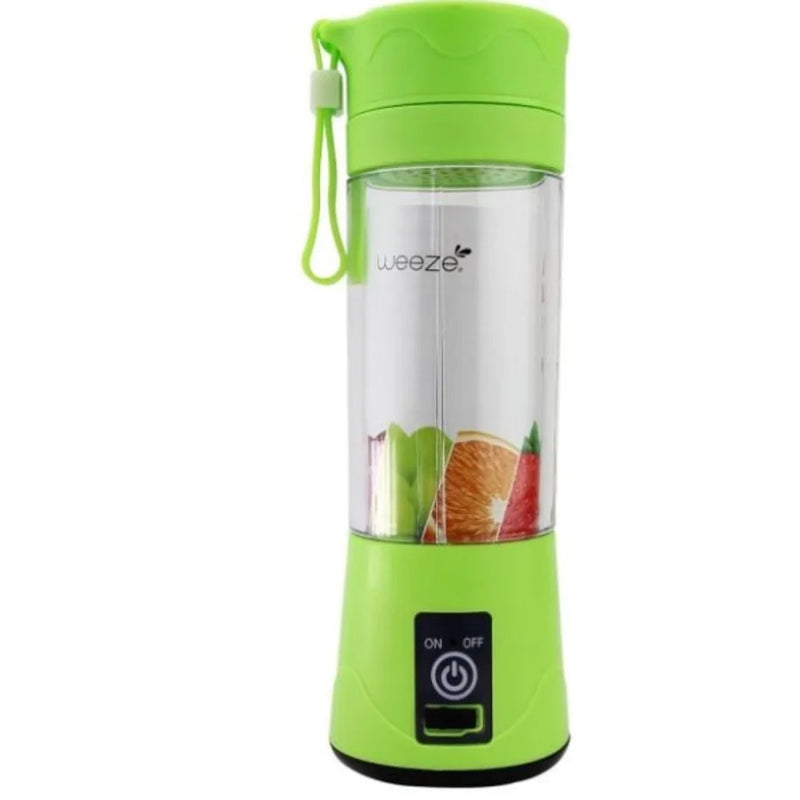PortaShake Mini Liquidificador Portátil Recarregável Micro Usb Com 6 Lâminas